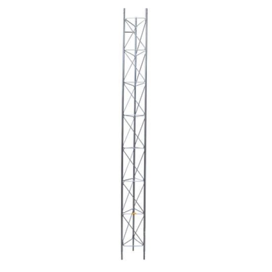 Tramo de Torre Arriostrada de 3m x 30cm, Galvanizado por Electrólisis, Hasta 30 m de Elevación. Zonas Secas.
