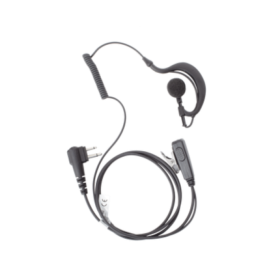 Micrófono de Solapa con Audífono Ajustable al oído. Para TC-500/ 508/ 518/ 580/ 600/ 610/ 700 PD506, Y radios GP300/ SP-50/ P1225/ PRO3150/ MAG ONE/ EP150/350/ EP450/ DEP450/DTR620 /RVA50/VLR150