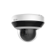 Mini Domo PTZ IP 2 Megapixel / 4X Zoom / H.265+ / 20 mts IR EXIR / WDR 120dB / PoE / IK10 / Exterior IP66 / Ultra Baja Iluminación / Micrófono Integrado / PoE