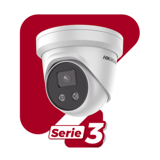 [ PROTECCIÓN ACTIVA ] Turret IP 5 Megapixel / Lente 2.8 mm / 40 mts IR / Exterior IP67 / Micrófono y Bocina Integrado / ACUSENSE (Evita Falsas Alarmas) / WDR 120 dB /  MicroSD