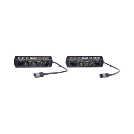 Luz LED de trabajo DOT, 12-24 V, con arnés de 10'