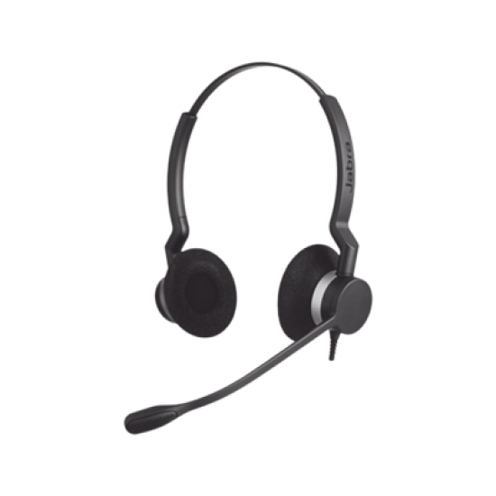 Jabra Biz 2300 Duo con cable Quick Disconnect de alta durabilidad (2309-820-105)