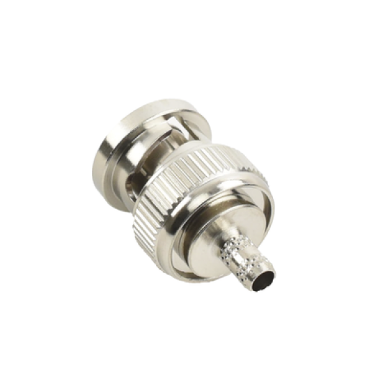 Conector BNC Macho de Anillo Plegable para Cables RG-316/U, BELDEN 84316.