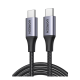 Cable USB-C a USB-C | 2 Metros | Potencia de Carga 240W | 48V/5A | PD3.1 /3.0 | 480 Mbps | Chip E-Market | Carcasa de Aluminio | Nylon Trenzado.