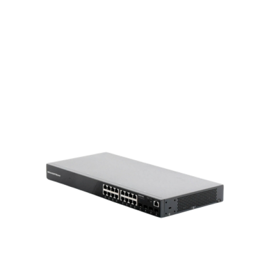 Switch Gigabit Administrable / 16 puertos 10/100/1000 Mbps + 4 Puertos SFP Uplink / Compatible con GWN Cloud.