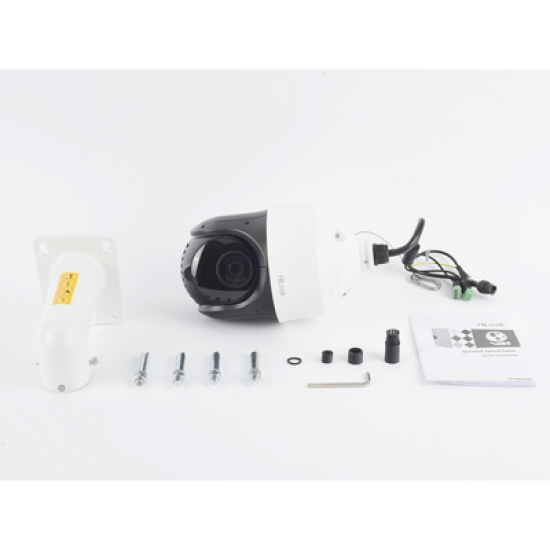Domo PTZ IP 2 Megapixel / 25X Zoom / 100 mts IR / Exterior IP66 / PoE+/ WDR 120 dB / Defog / EIS / HLC / 3D-DNR