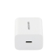 Cargador USB - C de 20 Watts / Carga Rapida / 5 VCD a 3 Amp / 9 VCD a 2.22 Amp / Compatible con Multiples Marcas