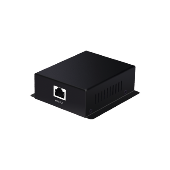Convertidor PoE Industrial / Entrada PoE 802.3 af/at / Salida PoE pasivo 24V / Conexión plug and play / Alcance de hasta 100 metros / Ideales para Enlaces Inalámbricos