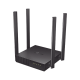 Router Inalámbrico doble banda AC, 2.4 GHz y 5 GHz Hasta 1200 Mbps, 4 antenas externas omnidireccional, 4 Puertos LAN 10/100 Mbps, 1 Puerto WAN 10/100 Mbps, Versión 6