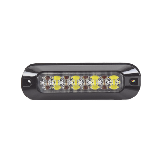 Luz Auxiliar Serie X3744, 8 LEDs Ultra Brillantes, color rojo claro.
