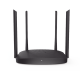 Router Inalámbrico WISP Gigabit / Hasta 1200 Mbps / Doble Banda AC (2.4 GHz y 5 GHz) / 3 Puertos LAN 10/100/1000 Mbps + 1 Puerto WAN 10/100/1000 Mbps /  4 Antenas Externas Omnidireccional de 5 dBi / Interior
