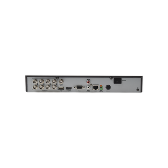 DVR 8 Canales TurboHD + 4 Canales IP/ 4 Megapixel/ Acusense/ 1 Bahía de Disco Duro / 1 Canal de Audio / Videoanálisis