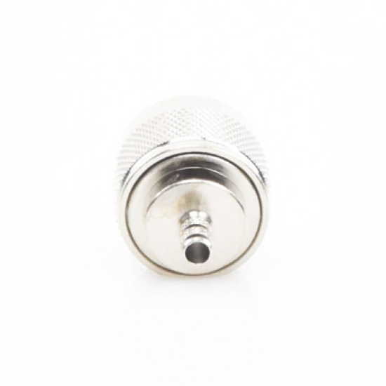 Conector N Macho de Anillo Plegable para Cables Coaxiales RG-58/U, RG-142/U, LMR-195, Níquel/ Oro/ Teflón.â€‹