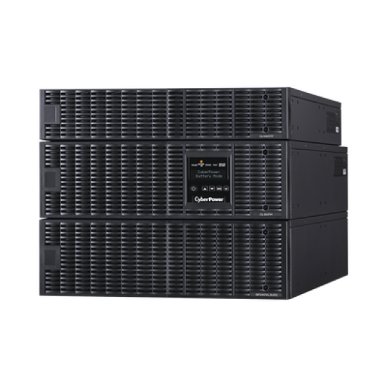 UPS de 8000 VA/8000 W, Online Doble Conversión, 200 - 240 Vac de Entrada, 120 - 240 Vac de Salida, Entrada Hardwired, Onda Senoidal Pura, Torre o Rack de 8 UR, Con 6 Tomas NEMA 5-20R, 3 NEMA L6-30R y Terminal Hardwired