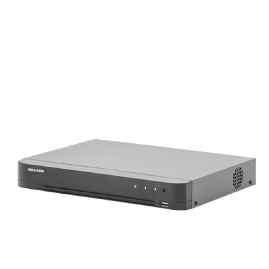 DVR 4 Canales TurboHD + 2 Canales IP / 5 Megapixel Lite - 3K Lite / Acusense (Evita Falsas Alarmas) / Audio por Coaxitron / Reconocimiento de Rostros (Base de Datos) / 1 Bahía de Disco Duro / H.265+ / Salida de Video en Full HD