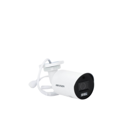 [Dual Light + ColorVu] Bala IP 4 Megapixel / Lente 2.8 mm / 40 mts IR + 40 mts Luz Blanca /  Microfono Integrado / Exterior IP67 /   WDR 130 dB / Videoanaliticos (Filtro de Falsas Alarmas) / Captura Facial /  PoE / ACUSEARCH