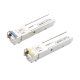 Transceptores Ópticos Industriales Bidireccionales SFP (Mini-Gbic) / Monomodo 1310 & 1550 nm / 1.25 Gbps / 1000BASE-BX / Conector LC/UPC Simplex / DDM / Hasta 20 km / 2 Piezas