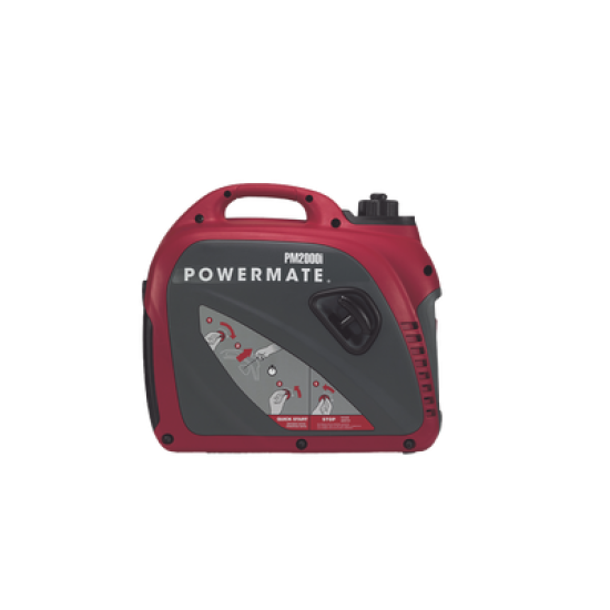 Generador Inversor Portátil a Gasolina, 1.7 kW, 120vca , Arranque Manual