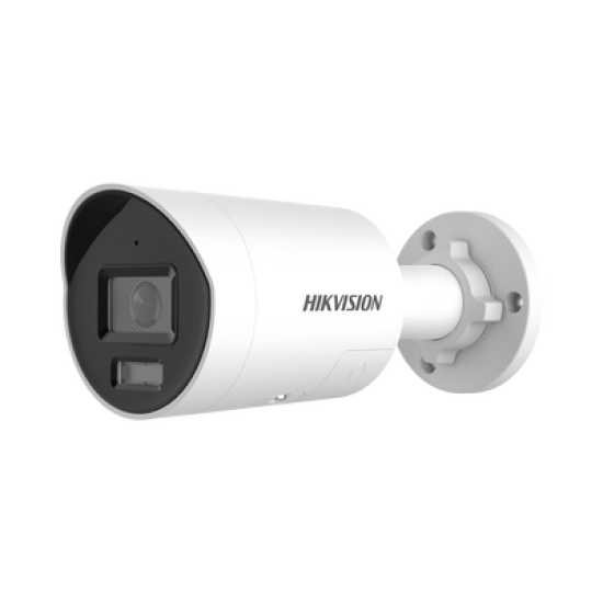 [Dual Light + ColorVu 3.0 + HikAI] Bala IP 8 Megapixel / Lente 2.8 mm / 40 mts IR + Luz Blanca / 2 Microfonos Integrados / Exterior IP67 / Estrobo Azul y Rojo /  WDR 130 dB / ACUSENSE 3.0 / Metal / NEMA 4X / ACUSEARCH