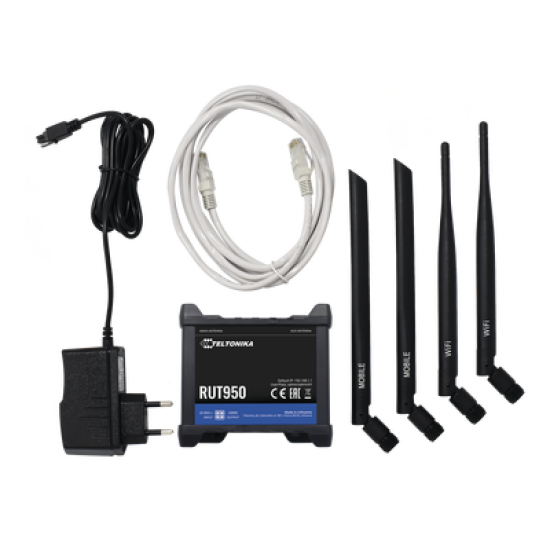 Router LTE dual SIM, 4 puertos Ethernet, conectorizado, Bandas B1, B2, B3, B4, B5, B7, B8, B28
