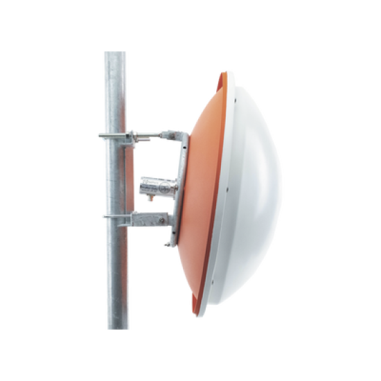 Antena altamente Direccional / 2 ft / 4.9-6.4 GHz / Diseñada para ambientes salinos / Ganancia 30 dBi / SLANT de 45 ° y 90 ° / Incluye jumper, radomo y montaje de acero inoxidable. 