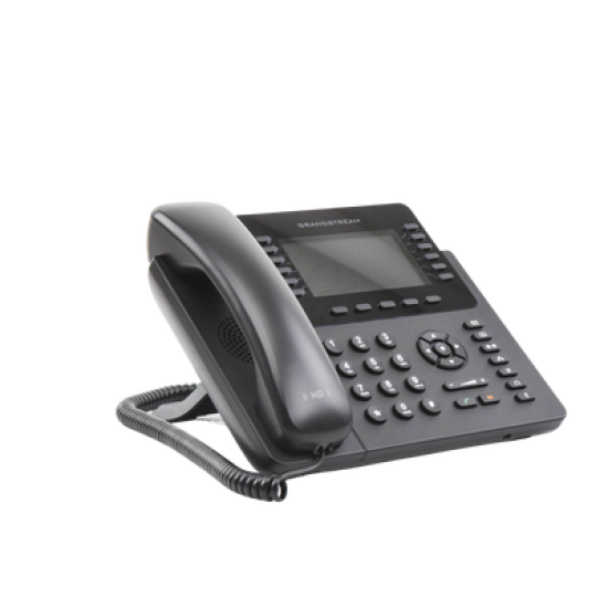 Teléfono IP empresarial de 12 Líneas con 5 teclas de función y conferencia de 4 vías, PoE