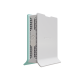 (hAP ax lite) Router WiFi 2.4 Gen6 802.11b/g/n/ax 160mW de potencia, 4 puertos Gigabit