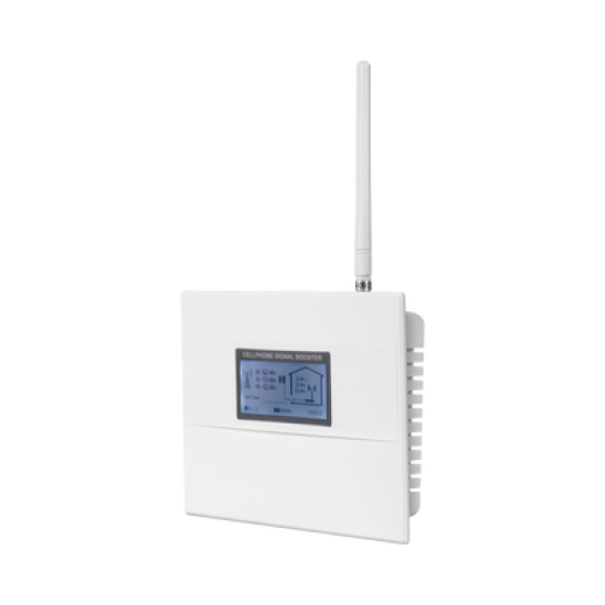 Kit Amplificador de Señal Celular TRIPLE banda de frecuencia / Mejora las llamadas convencionales y VoLTE / Soporta los datos de las tecnologías 2G, 3G y 4G de TELCEL, AT&T y MOVISTAR / Puede cubrir hasta 2 espacios de 300 m2 cada uno.