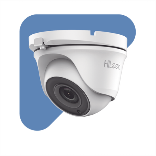 Turret TURBOHD 2 Megapíxeles (1080p) / Lente 2.8 mm / 20 mts IR EXIR / TVI-AHD-CVI-CVBS / IP66 / Metal