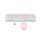 PAQUETE DE TECLADO Y MOUSE INALÁMBRICO UGREEN ROSA