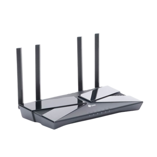 Router WiFi 6 doble banda AX 3000 Mbps /  MU-MIMO y OFDMA / 1 Puerto WAN 10/100/1000 Mbps / 4 Puertos LAN 10/100/1000 Mbps / 4 Potentes Antenas.