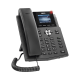Teléfono IP empresarial para 4 líneas SIP con pantalla LCD de 2.4 pulgadas a color, Opus y conferencia de 3 vías, PoE.