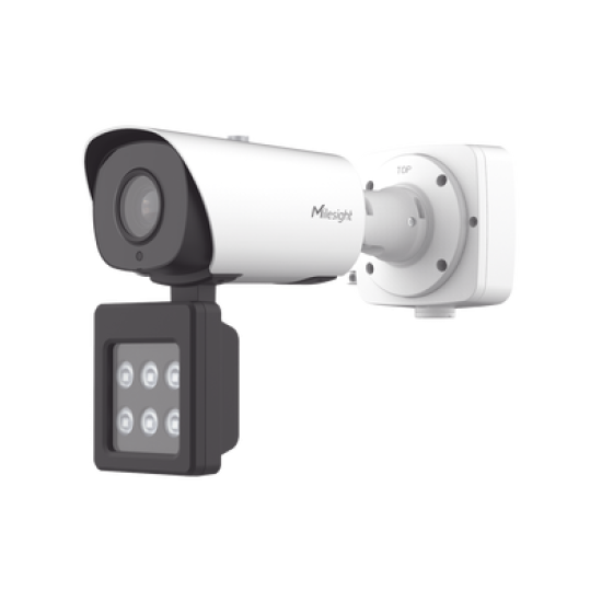Cámara Bullet Inteligente con IA, Luz Suplementaria y Reconocimiento Vehicular para Monitoreo de Tráfico