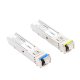 Transceptores Ópticos Industriales Bidireccionales SFP (Mini-Gbic) / Monomodo 1310 & 1550 nm / 1.25 Gbps / 1000BASE-BX / Conector LC/UPC Simplex / DDM / Hasta 10 km / 2 Piezas