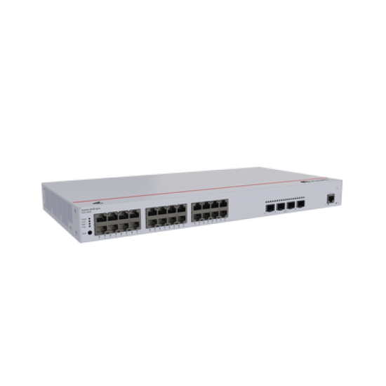 Switch de Distribución/Core Gigabit Administrable PoE Capa 3 / 24 puertos 10/100/1000 Mbps (PoE) / 4 Puertos 10GE SFP+ Uplink / ERPS / Rutas Estáticas / iStack / PoE Perpetuo / 400W / Administración Nube Gratis