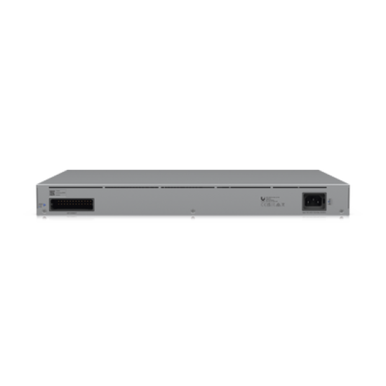 UniFi Switch Pro Max 24 POE, 24 puertos (8 puertos POE++ 2.5 GbE y 16 puertos GbE POE+), 2 puertos SFP+ 10G, 400W, pantalla táctil