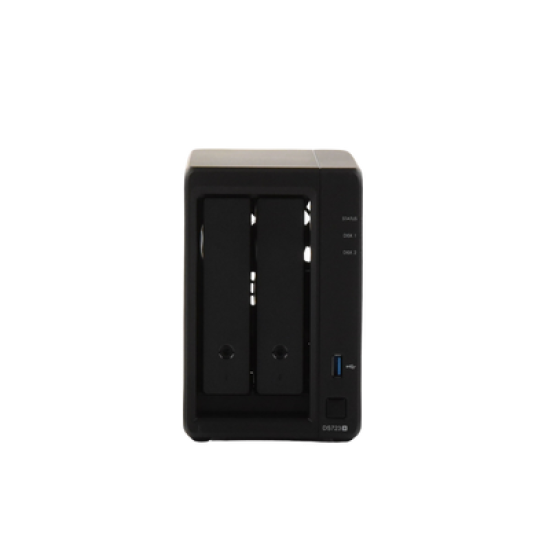 Servidor NAS de 2 Bahías (Expandible a 7 Bahías) / Hasta 126 TB / Servicio Nube Gratis (P2P) / Administración Remota y Respaldo Programado