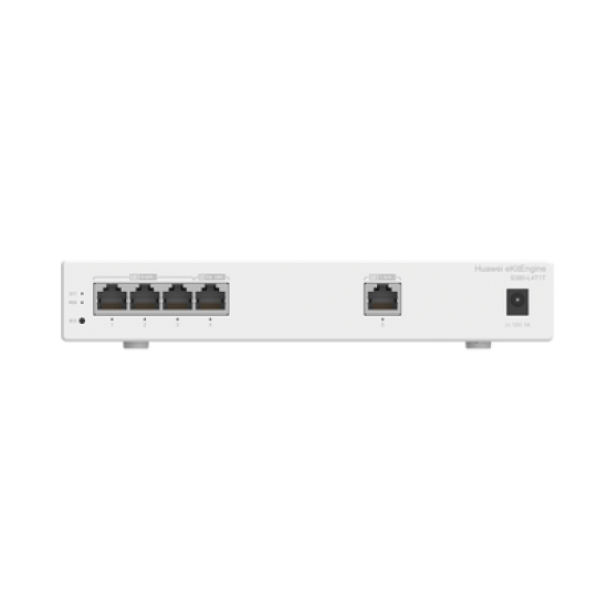 Router Multi-Servicio / 1 puerto 10/100/1000 Mbps(WAN) / 1 puerto 10/100/1000 Mbps(LAN/WAN) / 3 puertos 10/100/1000 Mbps(LAN) / Controla hasta 32 APs / Hasta 150 Clientes / Administración Nube Gratis