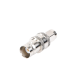 Adaptador en Línea de Conector SMA Macho a BNC Hembra, Níquel/ Oro/ Teflón.
