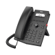 Teléfono IP empresarial para 2 lineas SIP con pantalla LCD, Códec Opus, conferencia de 3 vías, PoE.