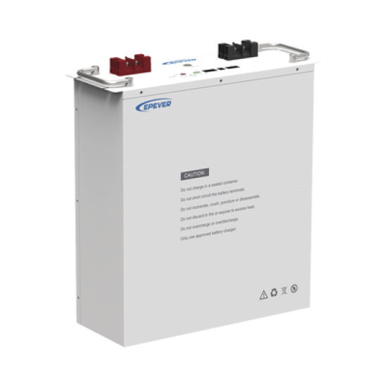 Batería de Litio LiFePO4 51.2Vcc, 5.12Kwh, Rack 4UR para Montaje en Rack,