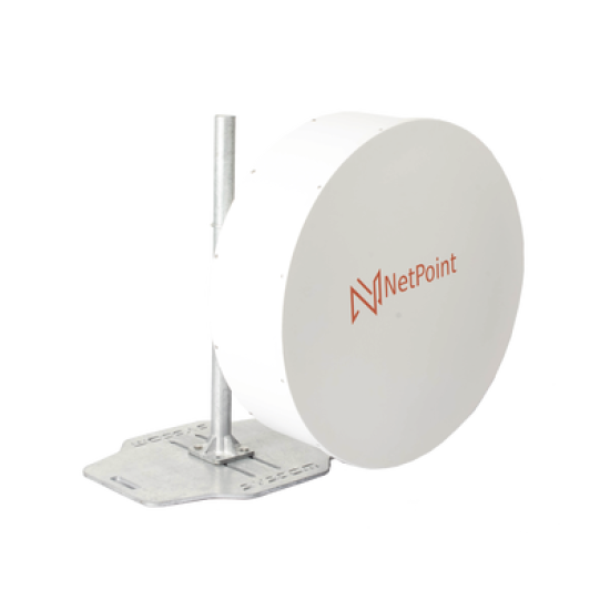 Antena Blindada de alta gama / 3 ft / 10-11 GHz / Ganancia 38 dBi / Conector de guía de onda para radios B11 / Montaje con alineación milimétrica / Tornillería de acero inoxidable 