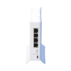(hAP lite TC) 4 Puertos Fast Ethernet, Wi-Fi 2.4 GHz 802.11 b/g/n y base tipo Torre