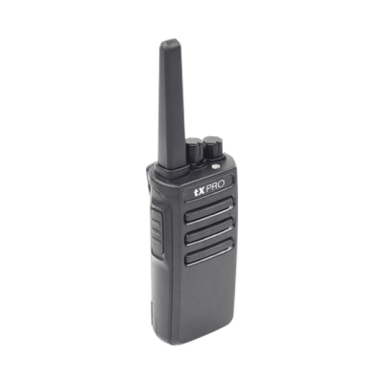 Radio Portátil VHF, 5W de Potencia, Scrambler de Voz, Alta Cobertura, 136-174 MHz, 16 canales preconfigurados