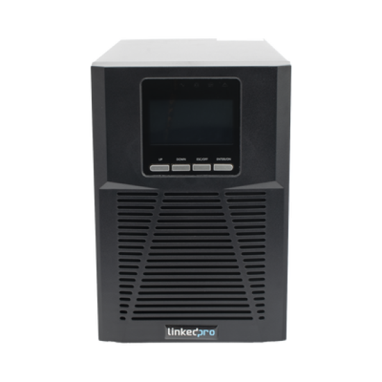 UPS 1000VA/900W  Online Doble Conversión /Pantalla LCD / 3 tomas 5-15R / Regulación de Voltaje / Protección RJ45