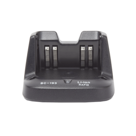 Cargador rápido para baterías de Li-Ion BP-265. Para radios ICOM ICF3003 / 4003, IC-F3103 D/4103 D
