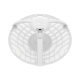 Radio airMAX LR de alta capacidad, hasta 1 Gbps en 60 GHz con failover en 5 GHz, con antena integrada de 38 y 11 dBi respectivamente