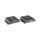 Kit Extensor HDMI para distancias de 120 metros / Resolución 4K @ 30Hz / Cat 5e/6 / Soporta conexión Uno a Uno y Uno a Muchos / Hasta 253 Rx / HDbitT / Soporta control remoto del equipo fuente.