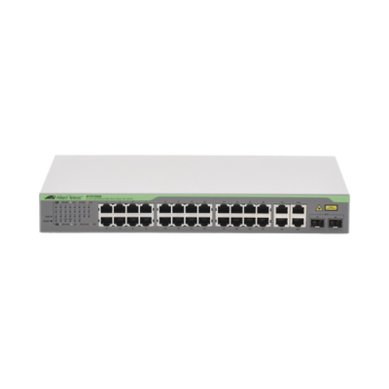 Switch WebSmart de 24 puertos 10/100 Mbps + 2 puertos 10/100/1000 Mbps + 2 SFP Gigabit Combo