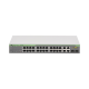 Switch WebSmart de 24 puertos 10/100 Mbps + 2 puertos 10/100/1000 Mbps + 2 SFP Gigabit Combo